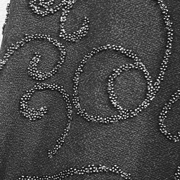 Cache Dress‎ Womens Small Black Beaded Gown Maxi Evening Formal USA Alexia Admor - Picture 16 of 16